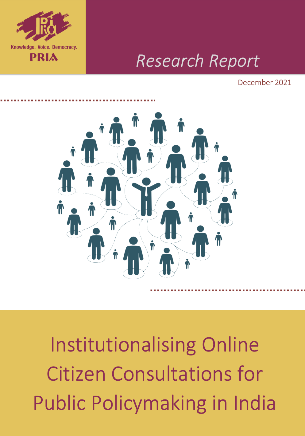Institutionalising Online Citizen Consultations for Public Policymaking in India